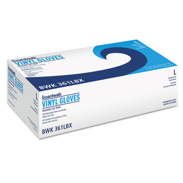 Boardwalk® Exam Vinyl Gloves, Clear, Large, 3 3-5 Mil, 100-box, 10 Boxes-carton freeshipping - TVN Wholesale